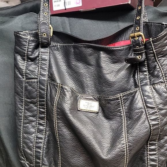 All leather hand bag by red by marcecko - Picture 2 of 6